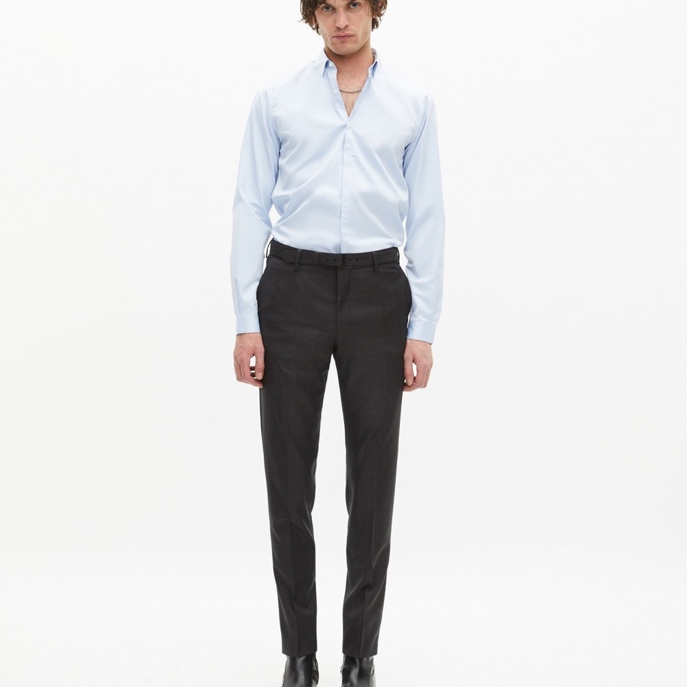 The Kooples Men's Light Blue Dress Shirt Adjusted SZ M NWOT - Picture 2 of 5